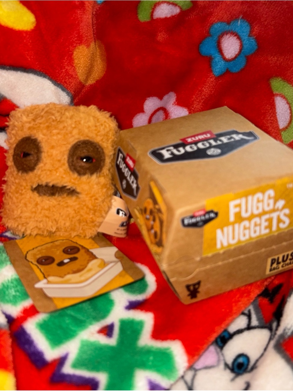 Fuggler Fugg Nugget Lil Ron Plush Chicken Nugget Keychain  NEW QUICK SHIP